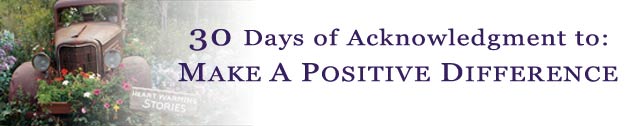 30 Work Days of Making a Positive Difference