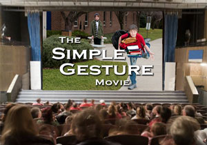 The Simple Gesture Movie and ScreenSaver