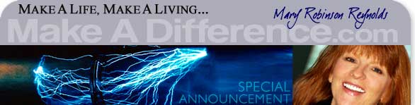 Make A Difference - Special Announcement - graphic