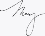 Mary's Signature